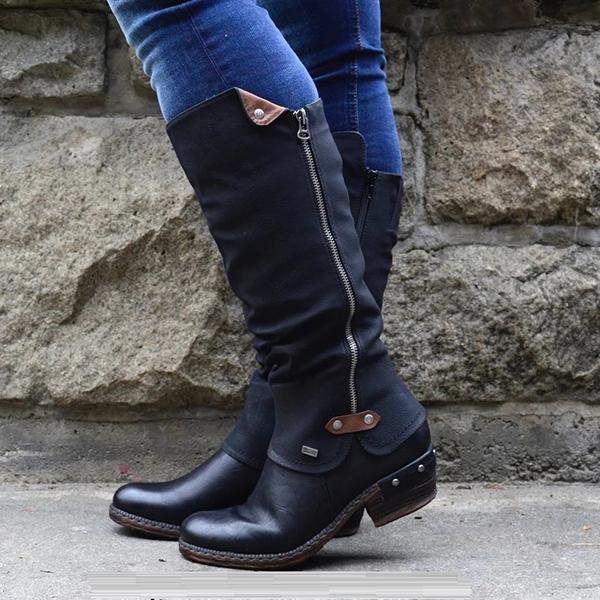 Women's Cowboy Knee Boots Punk Boots  ◤80%Off Flash Sale ◢