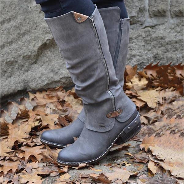 Women's Cowboy Knee Boots Punk Boots  ◤80%Off Flash Sale ◢
