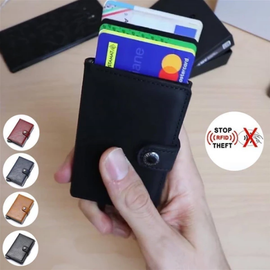 RFID Anti-magnetic Card Holder-GET 2 FREE SHIPPING