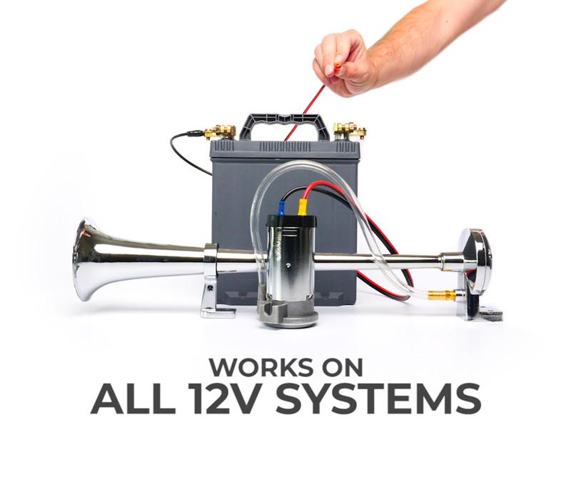 150 dB Train Horn with Air Compressor