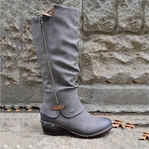 Women's Cowboy Knee Boots Punk Boots  ◤80%Off Flash Sale ◢