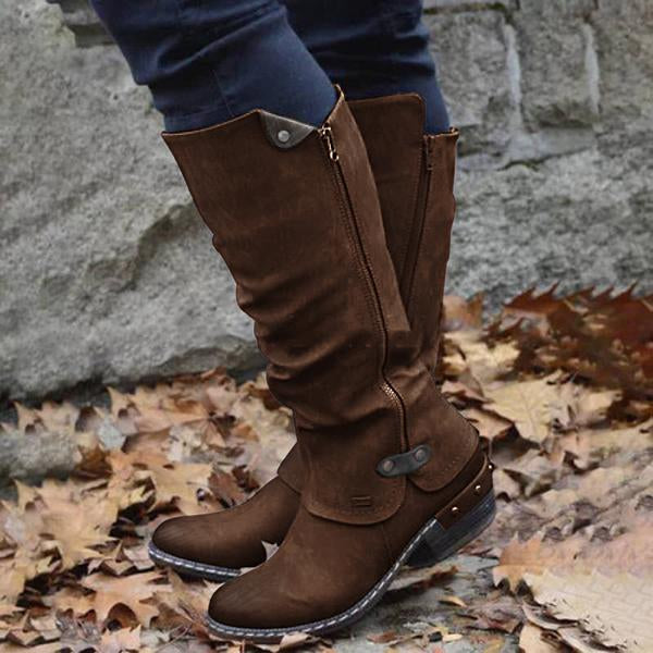 Women's Cowboy Knee Boots Punk Boots  ◤80%Off Flash Sale ◢