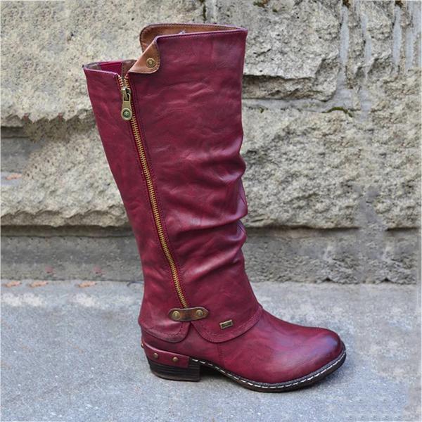 Women's Cowboy Knee Boots Punk Boots  ◤80%Off Flash Sale ◢
