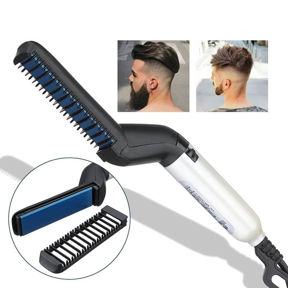 Beard Straightening Comb restores your beard to masculine, groomed perfection in just 30 seconds!