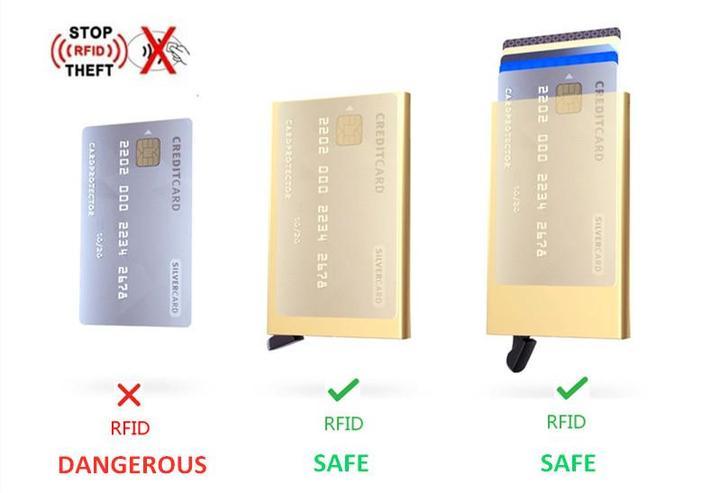 RFID Anti-magnetic Card Holder-GET 2 FREE SHIPPING