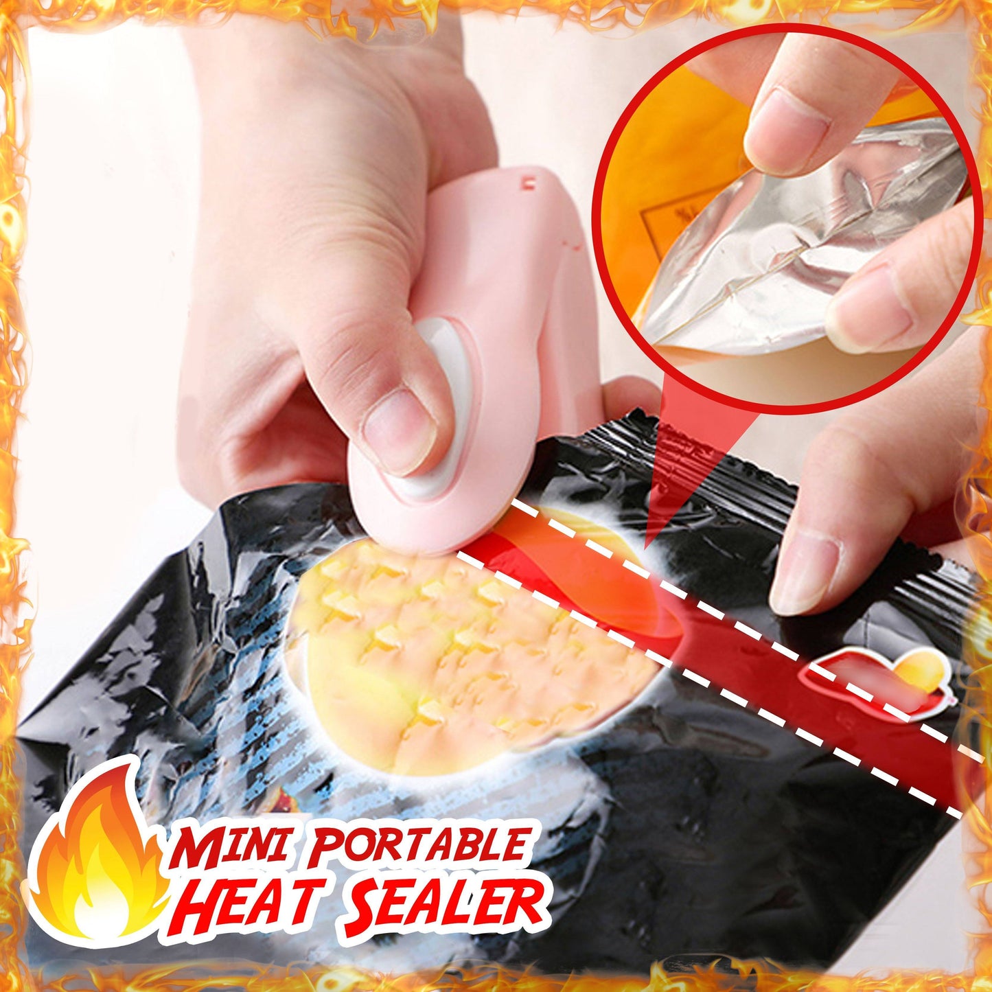 50％OFF🎉Buy 1 Get 1 Free  >> Mini Portable Heat Sealer