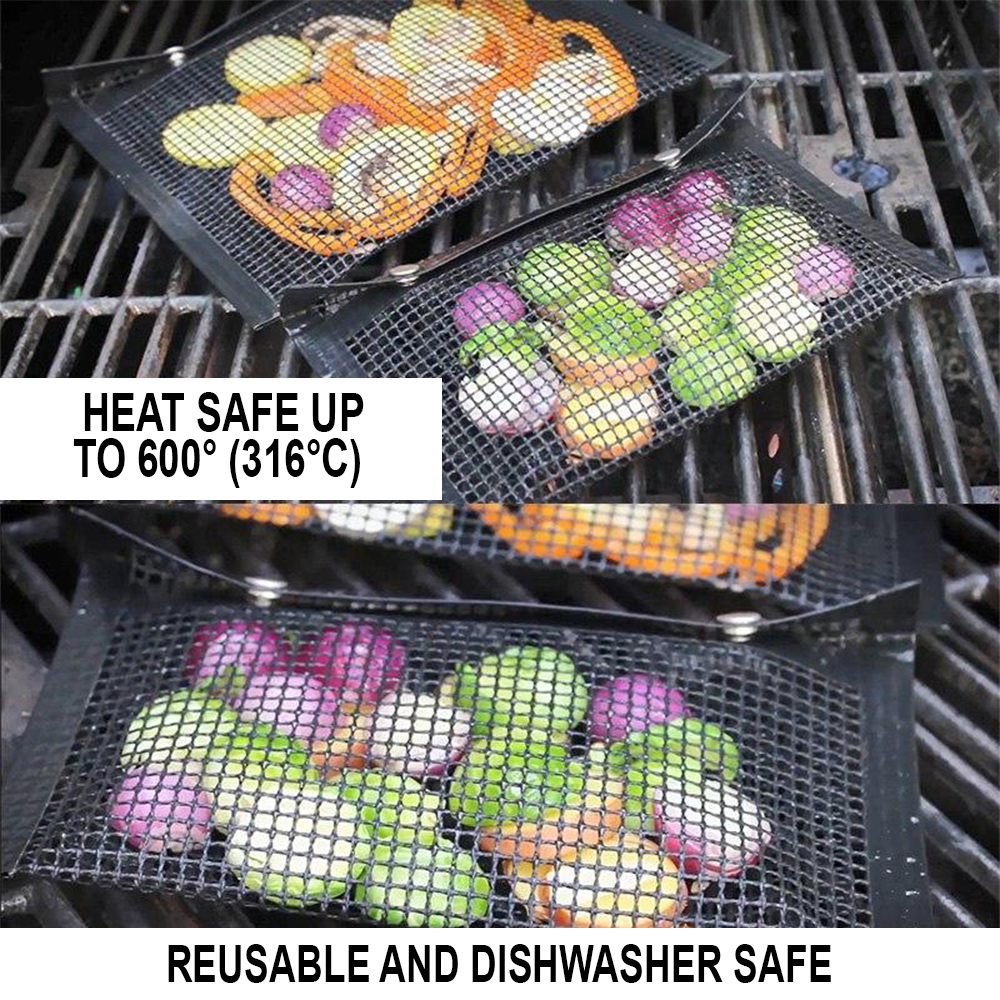 （40% OFF）EasyGrill Reusable Mesh Barbecue Pouch