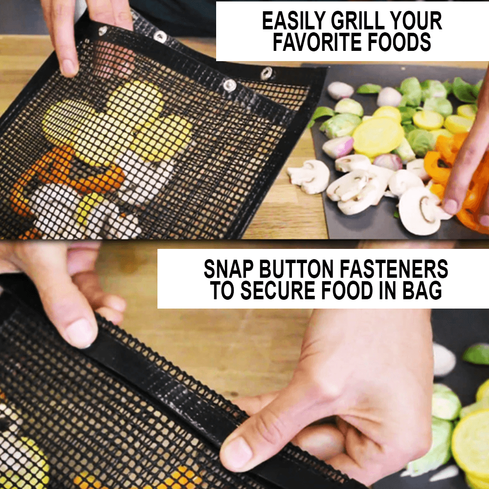（40% OFF）EasyGrill Reusable Mesh Barbecue Pouch