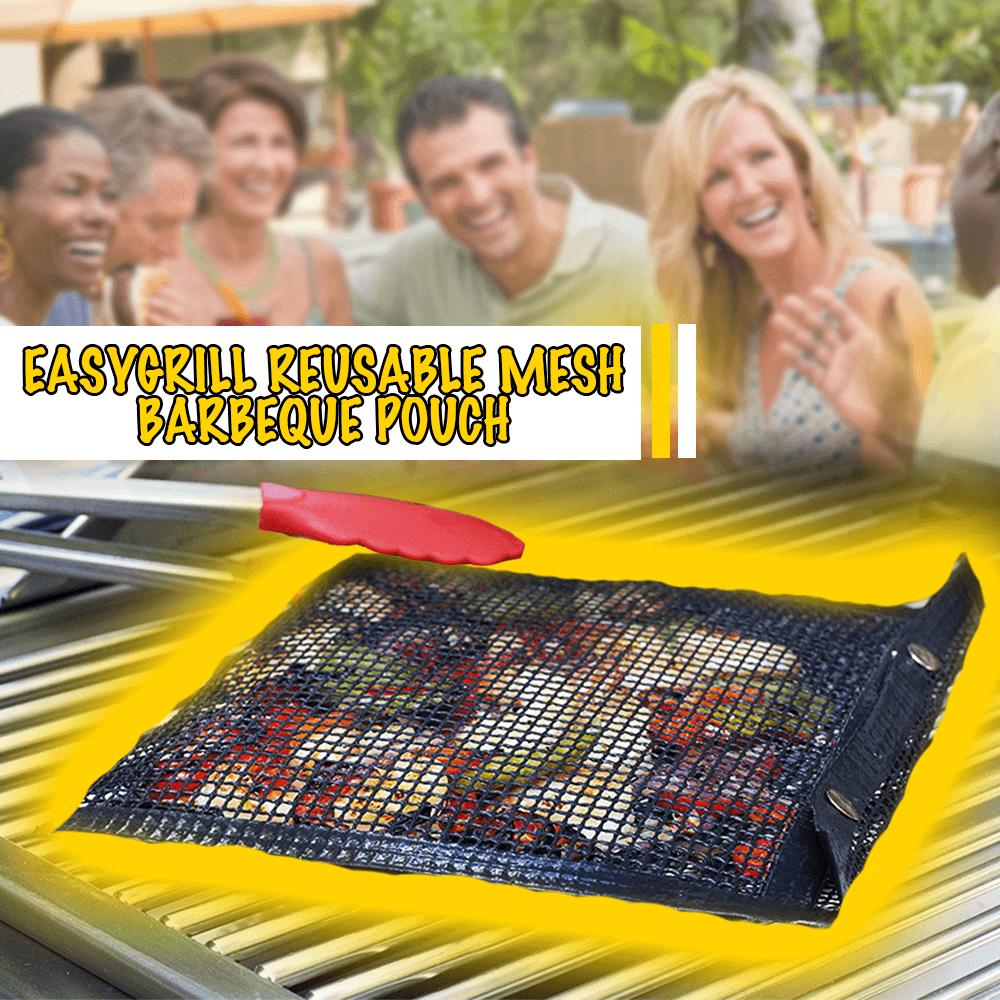 （40% OFF）EasyGrill Reusable Mesh Barbecue Pouch