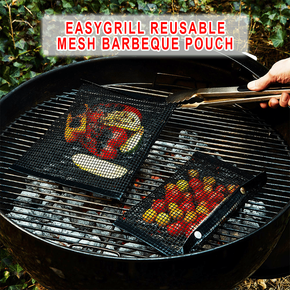 （40% OFF）EasyGrill Reusable Mesh Barbecue Pouch