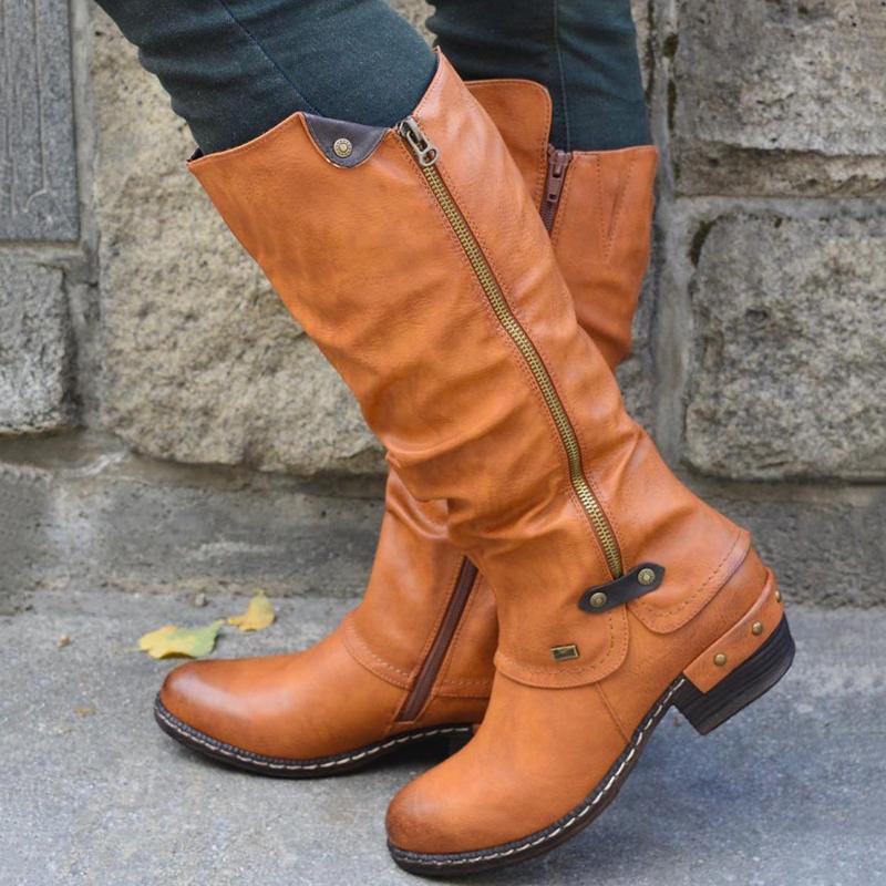 Women's Cowboy Knee Boots Punk Boots  ◤80%Off Flash Sale ◢