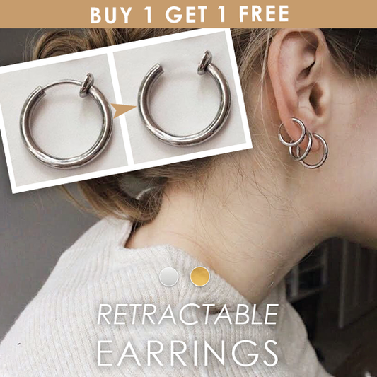 (BUY 1 GET 1 FREE)Retractable Earrings