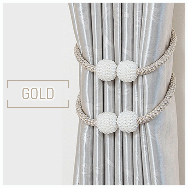 EasySnap Nordic Magnetic Curtain Tiebacks (2pcs)