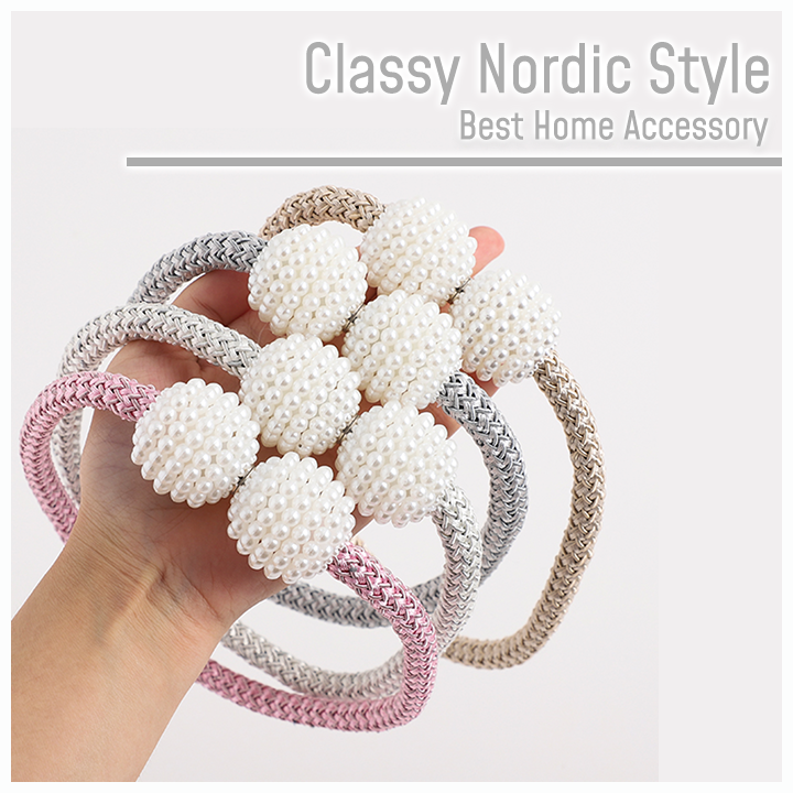 EasySnap Nordic Magnetic Curtain Tiebacks (2pcs)