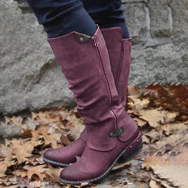 Women's Cowboy Knee Boots Punk Boots  ◤80%Off Flash Sale ◢