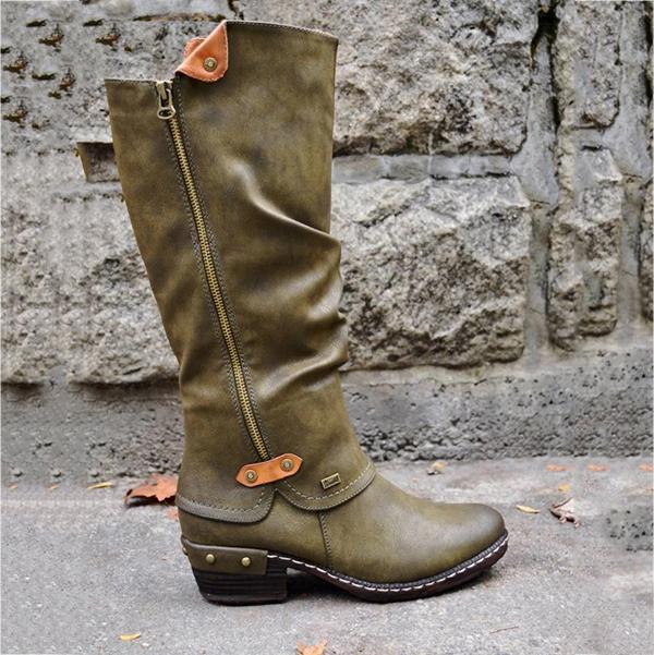 Women's Cowboy Knee Boots Punk Boots  ◤80%Off Flash Sale ◢