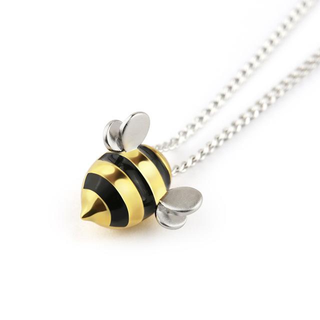 LIMITED EDITION STERLING SILVER BEE NECKLACE