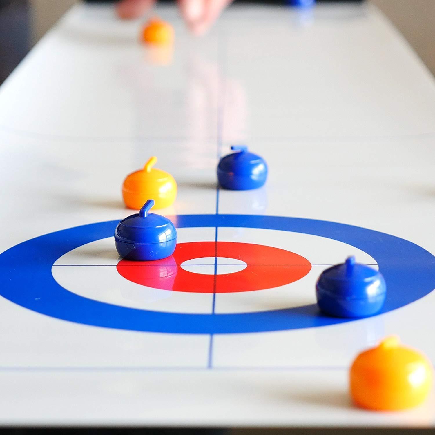 Tabletop Bulls Eye Curling Game™ (Original 2019 Version)