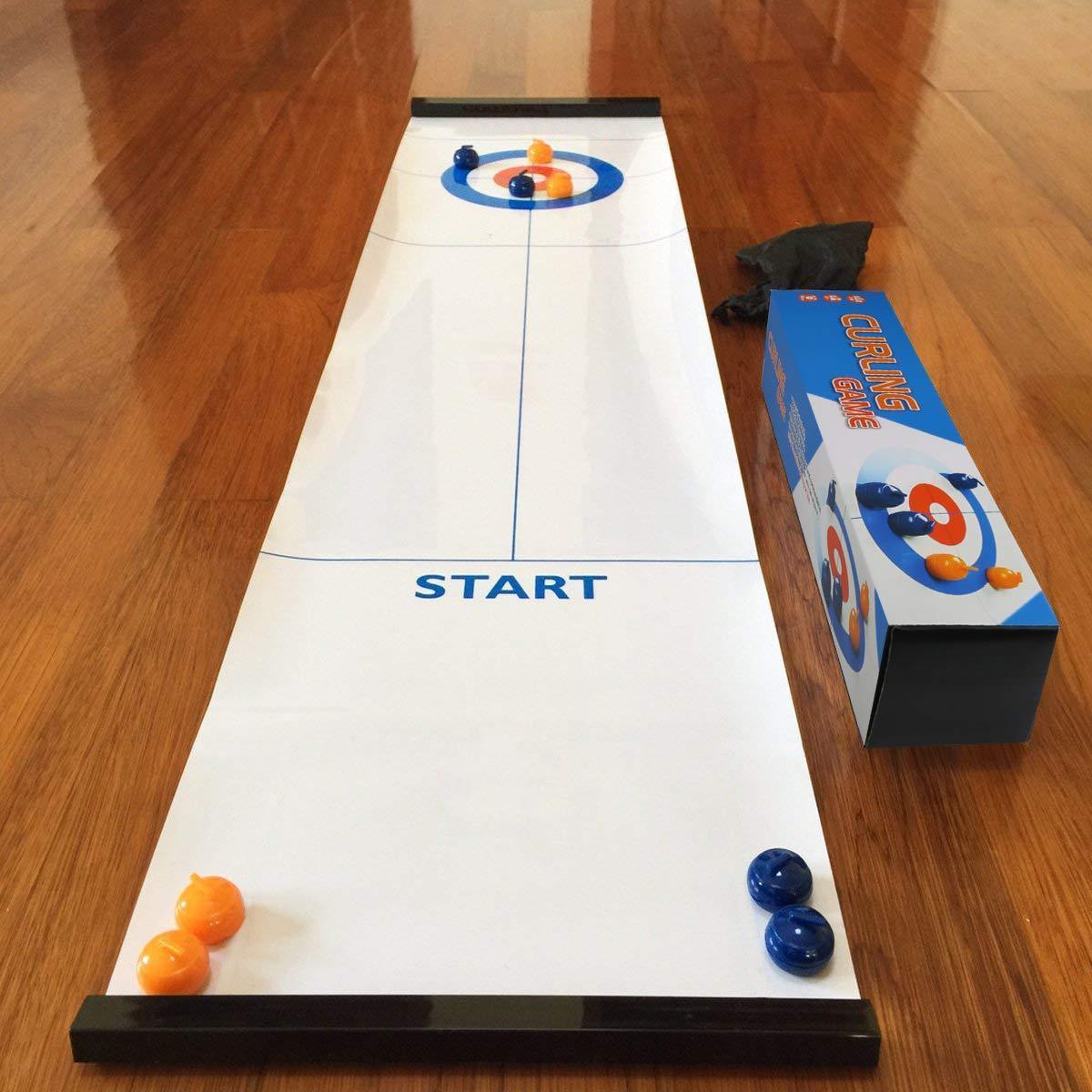 Tabletop Bulls Eye Curling Game™ (Original 2019 Version)