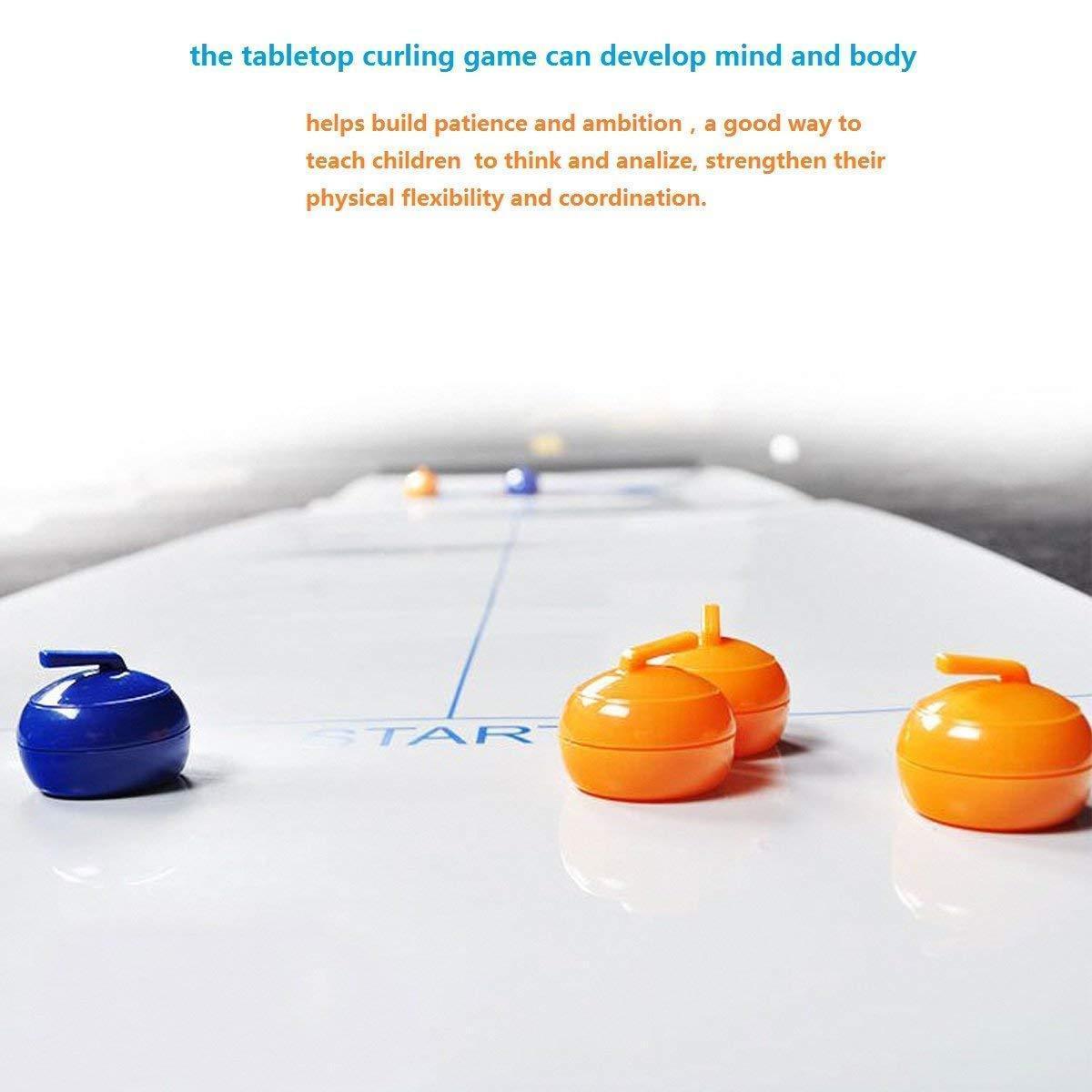Tabletop Bulls Eye Curling Game™ (Original 2019 Version)