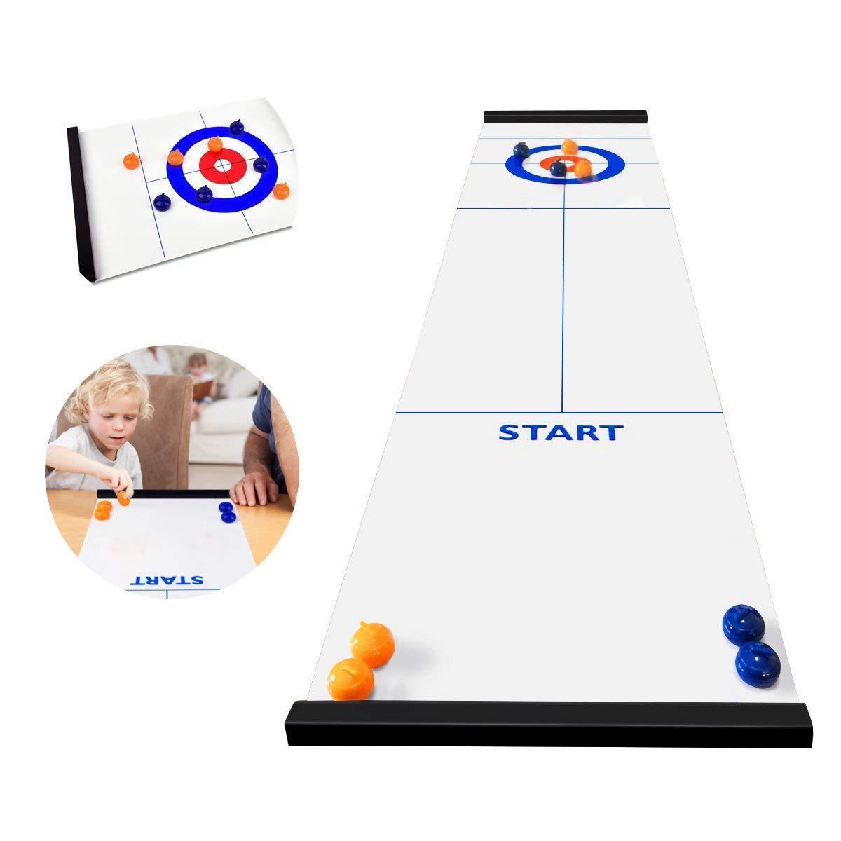 Tabletop Bulls Eye Curling Game™ (Original 2019 Version)